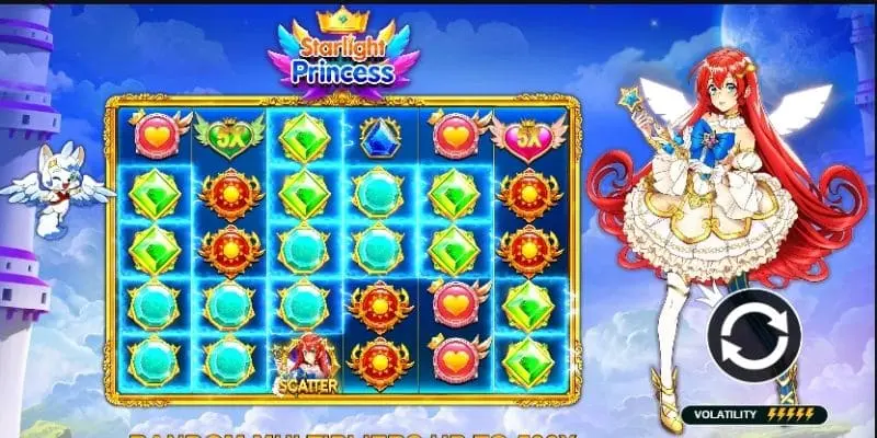 Các biểu tượng và hệ số nhân trong nổ hũ Starlight Princess